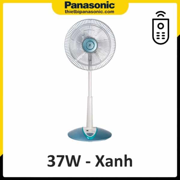 Quạt đứng Panasonic F-307KHB màu xanh 37W có remote