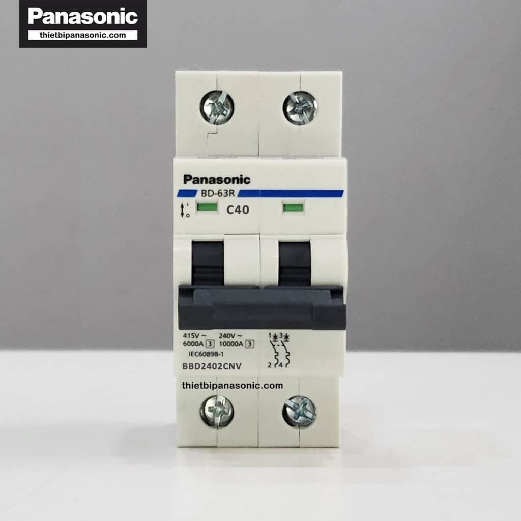 BBD2402CNV - MCB 2P 40A 6kA 240VAC Panasonic Giá Rẻ