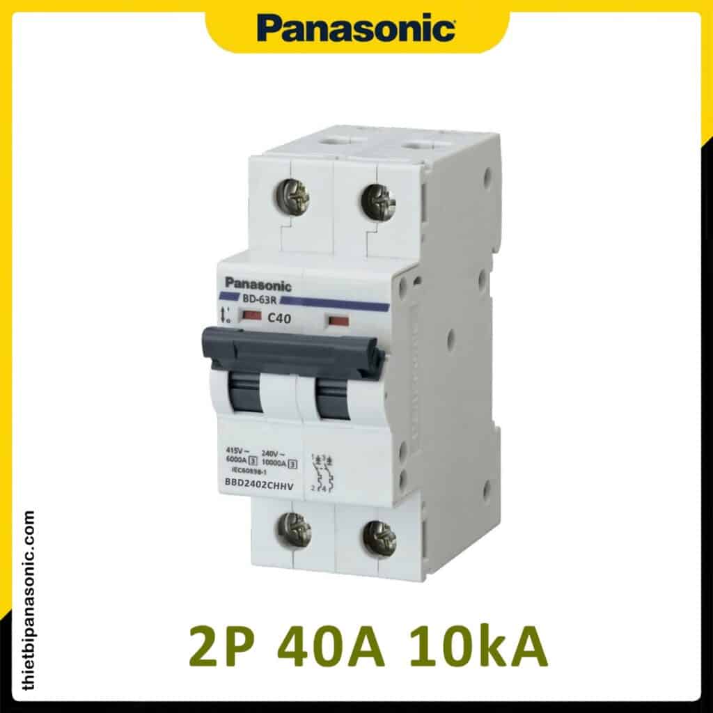 BBD2402CHHV - MCB 2P 40A 10kA 415VAC Panasonic Giá Rẻ