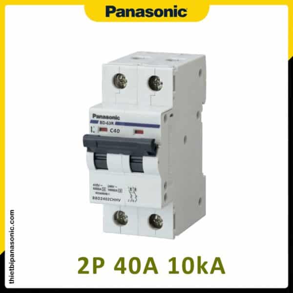 CB Tép BBD2402CHHV - MCB 2P 40A 10kA 415VAC