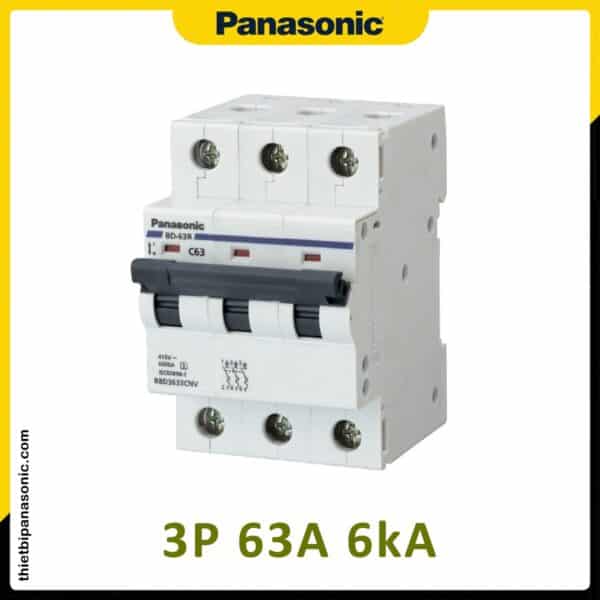 CB Tép BBD3633CNV - MCB 3P 63A 6kA 415VAC