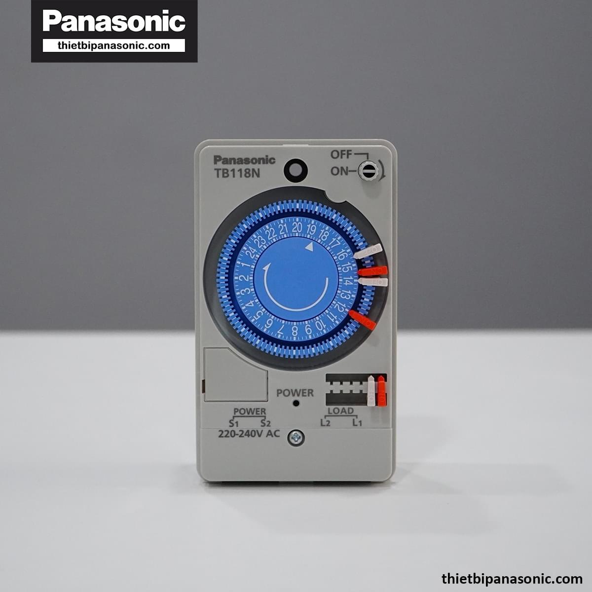 Mặt trước của Công tắc hẹn giờ Panasonic TB118