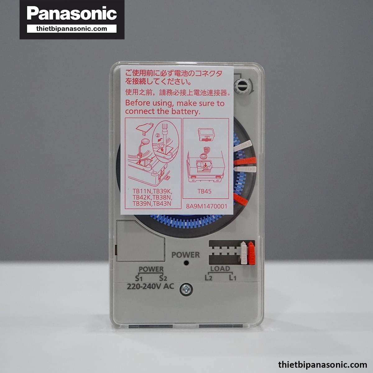 Mua Công tắc đồng hồ Panasonic TB118 giá rẻ, chính hãng tại thietbidiennanoco.vn