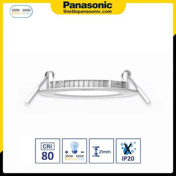 Đèn âm trần Panasonic EZ-M Series siêu mỏng đổi 3 màu | 9W, 12W, 15W