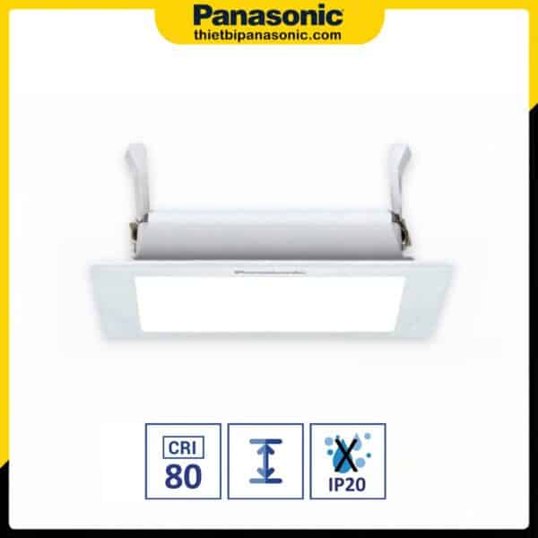Đèn âm trần siêu mỏng Panasonic Neo Slim Vuông | 6W, 9W