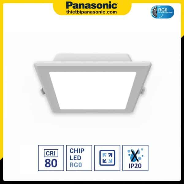 Đèn LED âm trần vuông DN 2G Panasonic 9W, 12W, 15W
