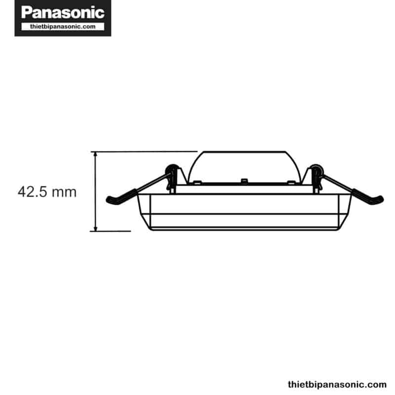 Đèn Downlight Rimless Panasonic Tròn 9W, 12W ánh Sáng 180°