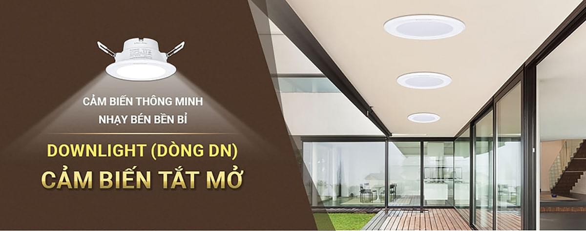 Đèn LED âm trần cảm biến Panasonic 9W DN Series với cảm biến thông minh cùng khả năng nhạy bén bền bỉ trong mọi điều kiện nhiệt độ