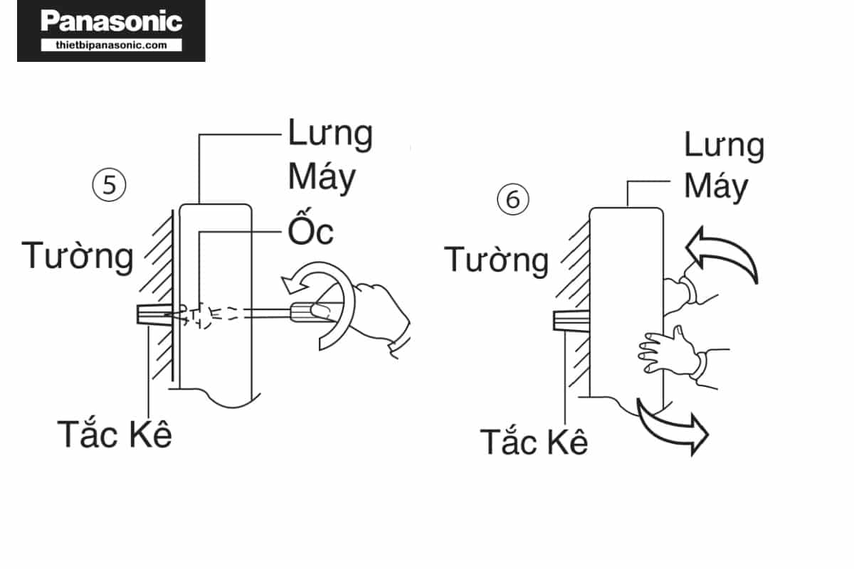 cách lắp máy nước nóng lên tường