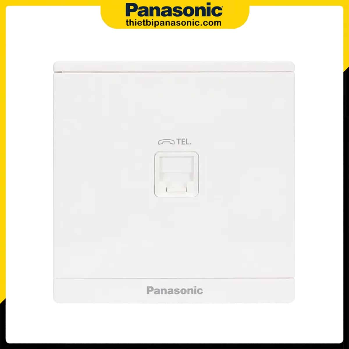 Bộ 1 ổ cắm điện thoại 4 cực Panasonic Moderva WMF403-VN (trắng)