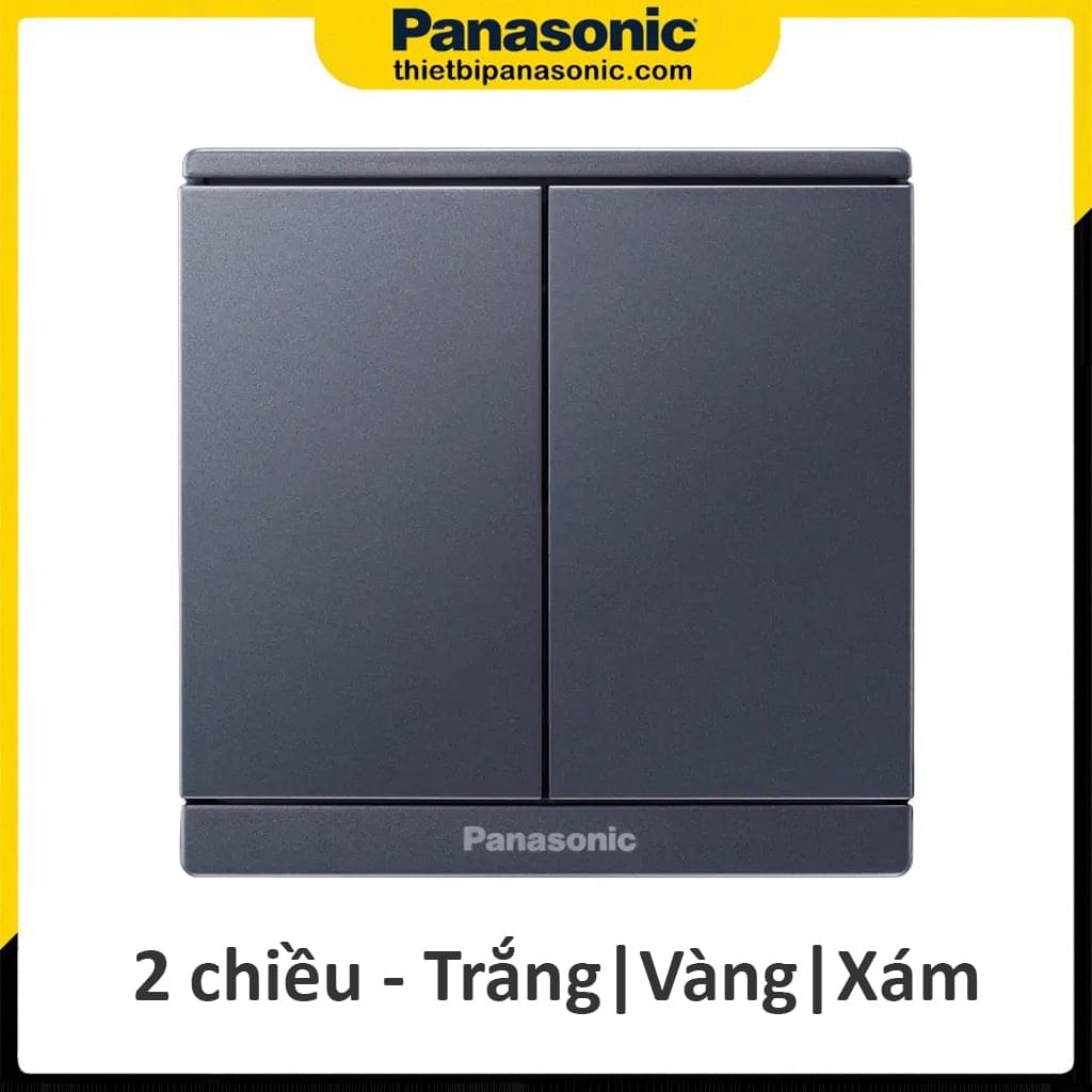 Bộ 2 công tắc 2 chiều Panasonic Moderva Trắng/Vàng/Xám