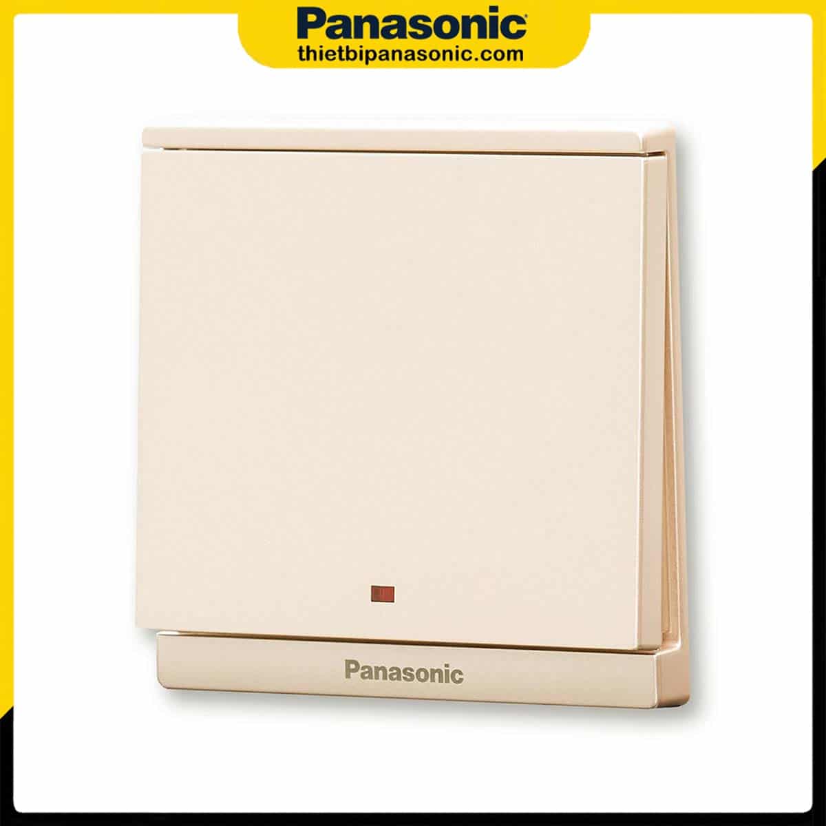 Bộ 1 công tắc 2 tiếp điểm Panasonic Moderva WMFV503307MYZ (vàng ánh kim)