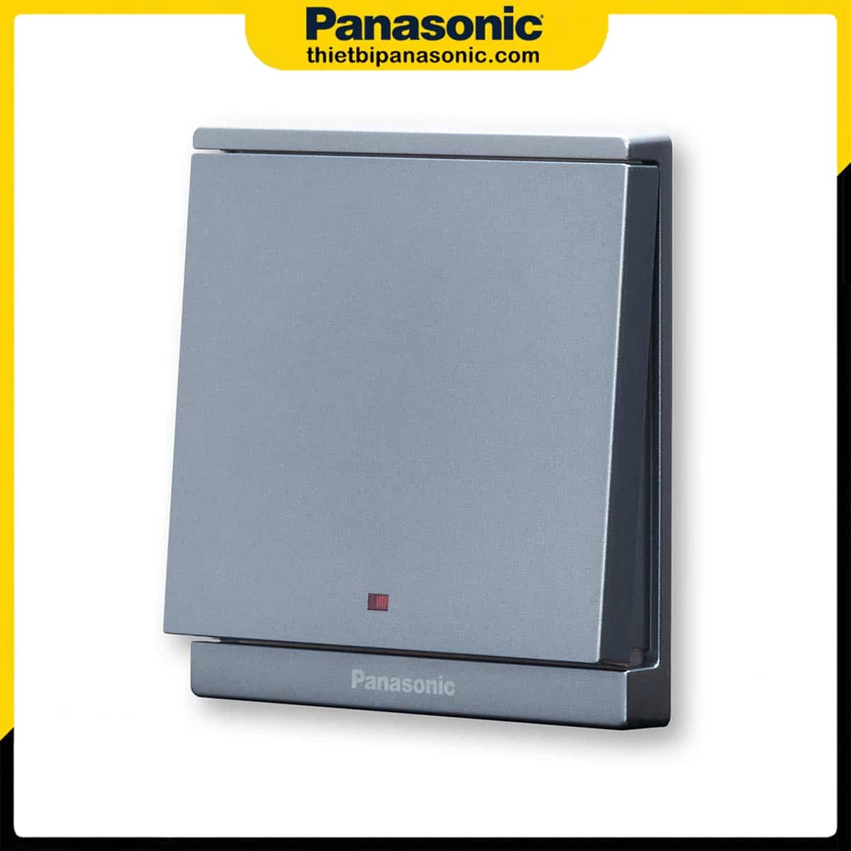 Bộ 1 công tắc 2 tiếp điểm Panasonic Moderva WMFV503307MYH (xám ánh kim)