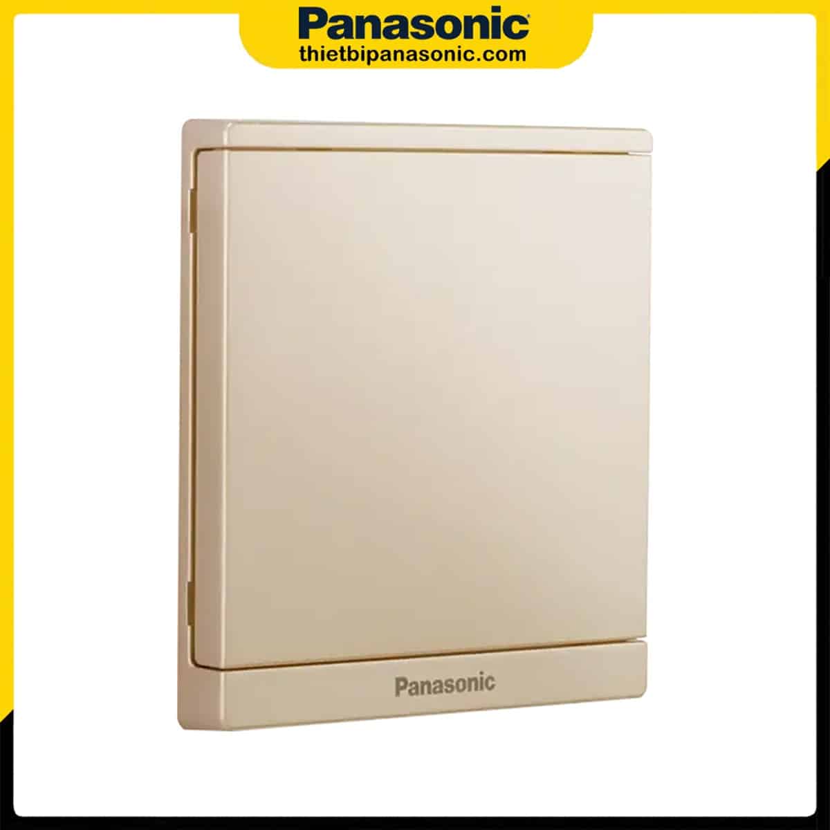 Mặt kín đơn Moderva Panasonic màu vàng ánh kim WMF6891MYZ-VN