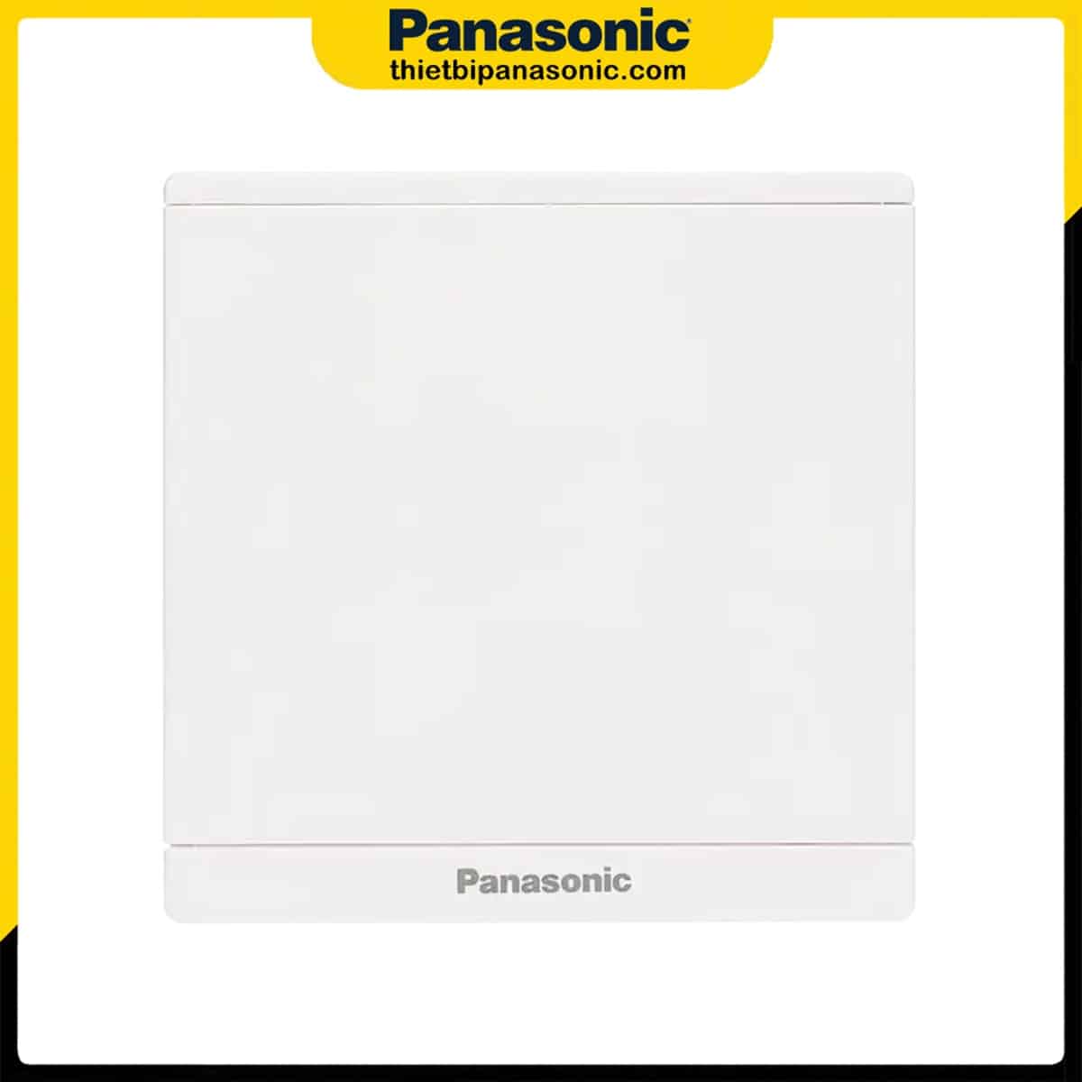 Mặt kín đơn Moderva Panasonic màu trắng WMF6891-VN