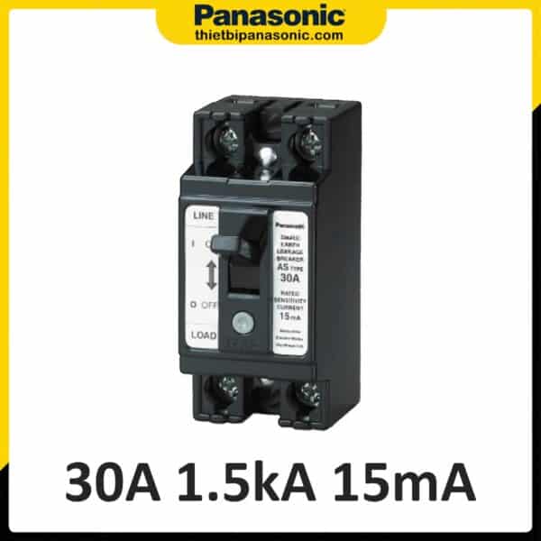 Cầu dao chống giật ELB Panasonic BJS3020NA2 30A 15mA 1.5kA