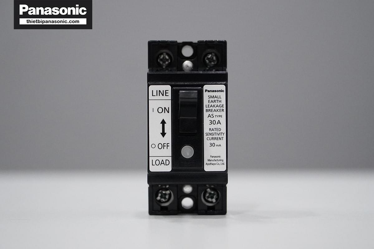 Ngoại hình của ELB Panasonic BJS3030NA2 30A 30mA 1.5kA