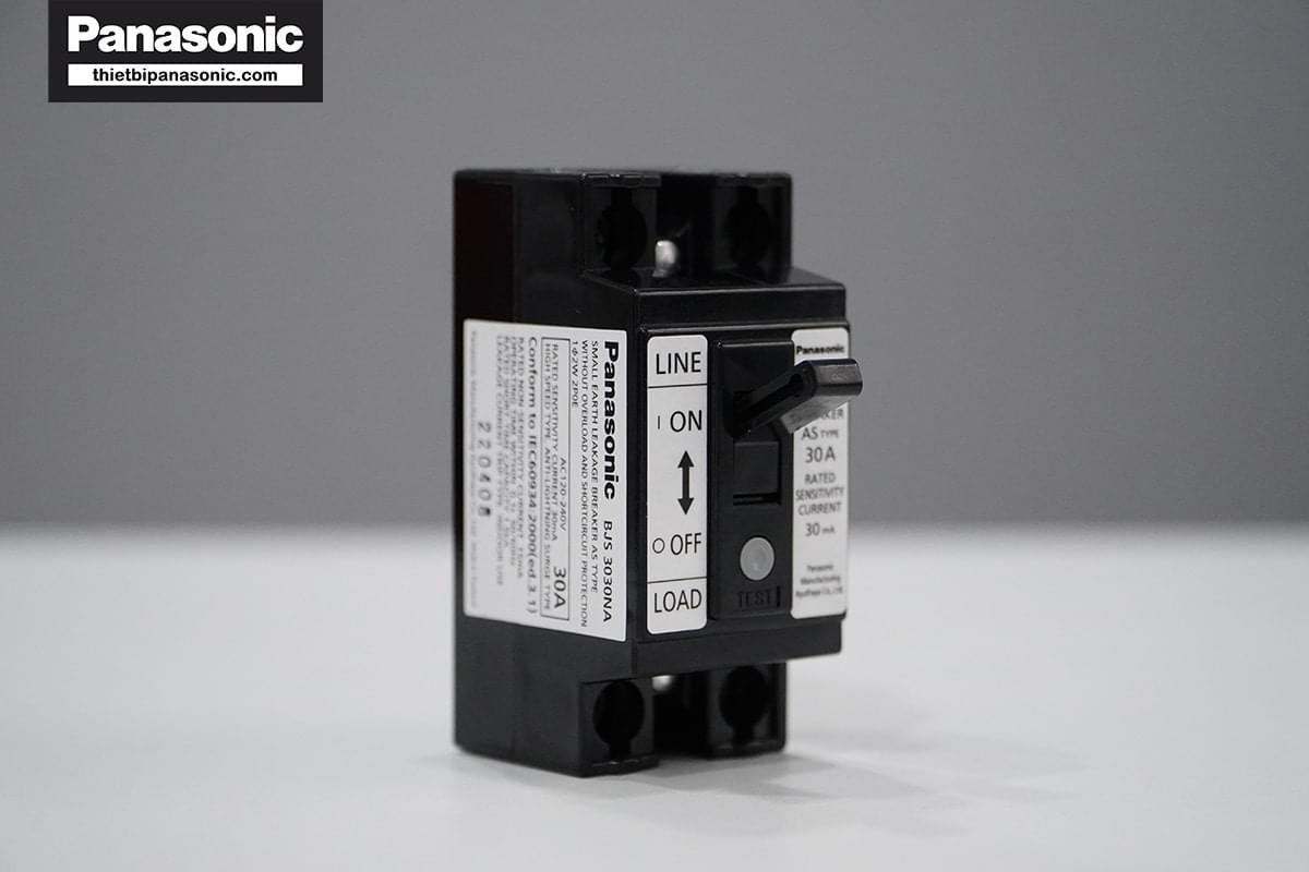 ELB Panasonic BJS3030NA2 30A 30mA 1.5kA có thiết kế nhỏ gọn, dễ dàng lắp đặt, vận hành cũng như bảo trì trong quá trình sử dụng.
