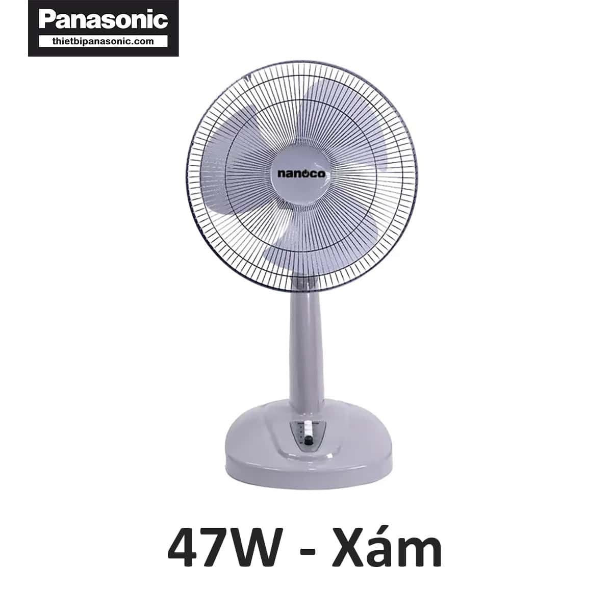 Quạt lửng Nanoco NLF1621 màu xám 47W