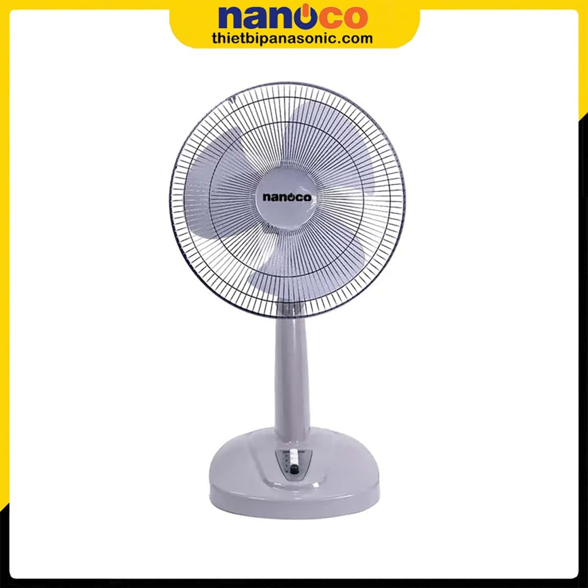 Mặt trước của Quạt lửng Nanoco NLF1621 màu xám 47W