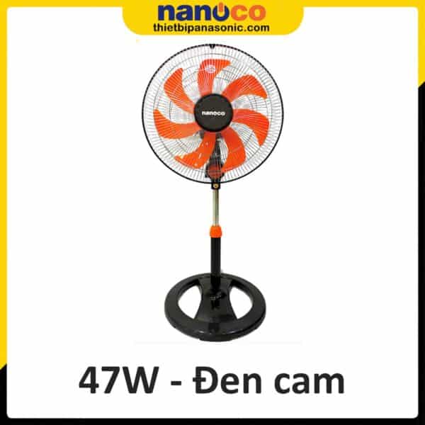 Quạt lửng Nanoco NLF1622 màu đen cam 47W