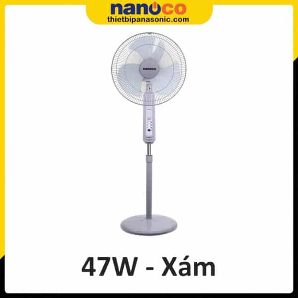 Quạt đứng Nanoco NSF1601G màu xám 47W