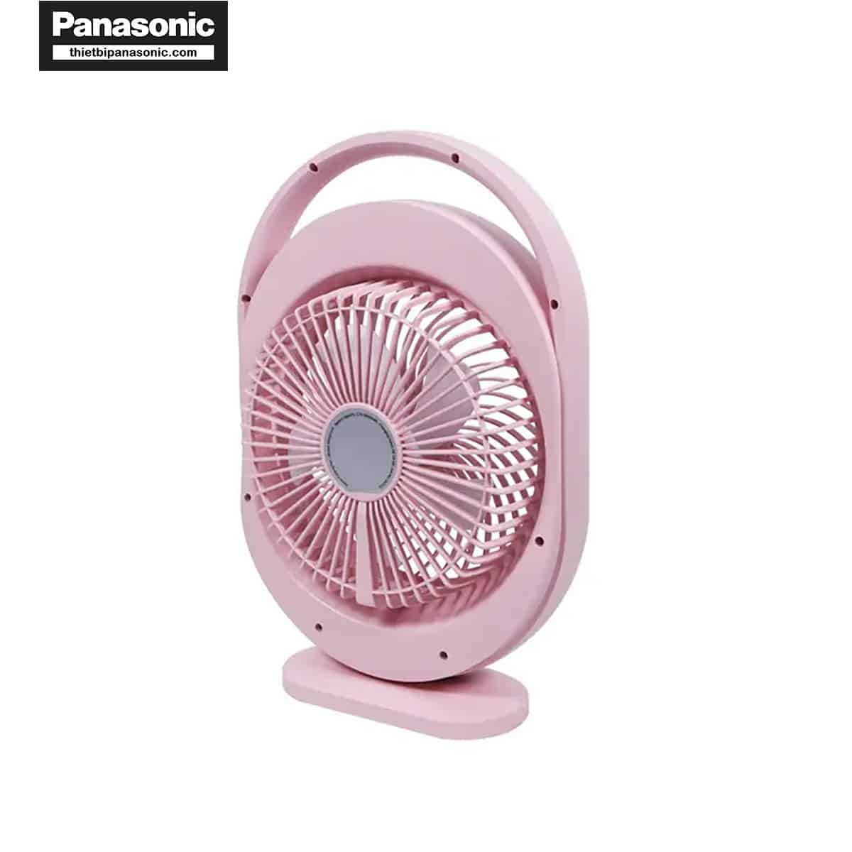 Mặt bên của Quạt hộp sạc điện Nanoco NRF6310P màu hồng