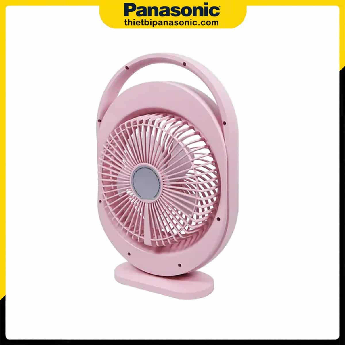Mặt bên của Quạt hộp sạc điện Nanoco NRF6310P màu hồng