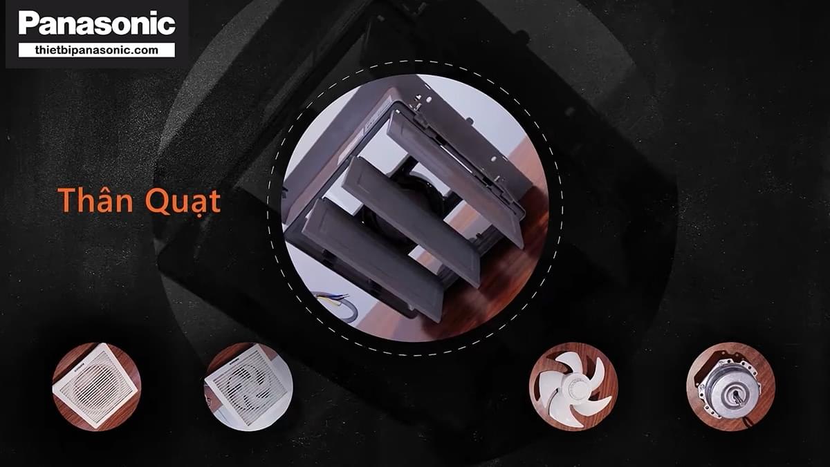 Thân Quạt hút Nanoco NWV2020 có mnàng che