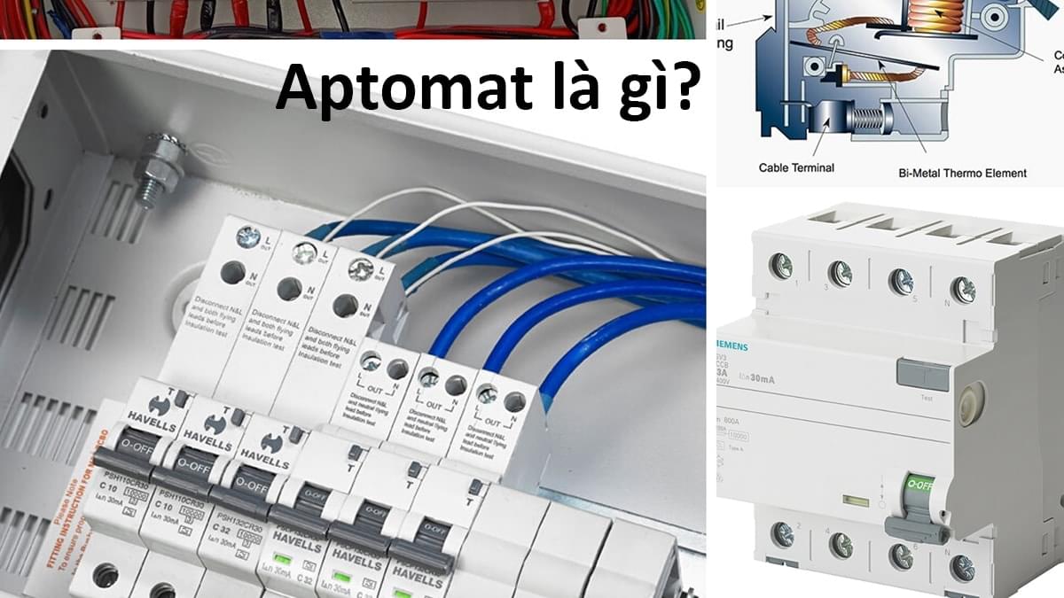 Aptomat là gì? Cấu tạo, chức năng và nguyên lý làm việc