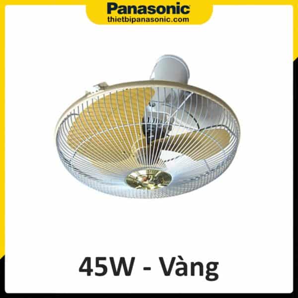 Quạt đảo trần Panasonic F-409QGO màu vàng, 45W