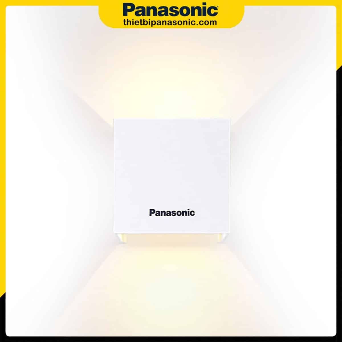 Ánh sáng đa dạng phát ra từ Đèn hắt tường Panasonic HHBQ1005W88 Màu Trắng