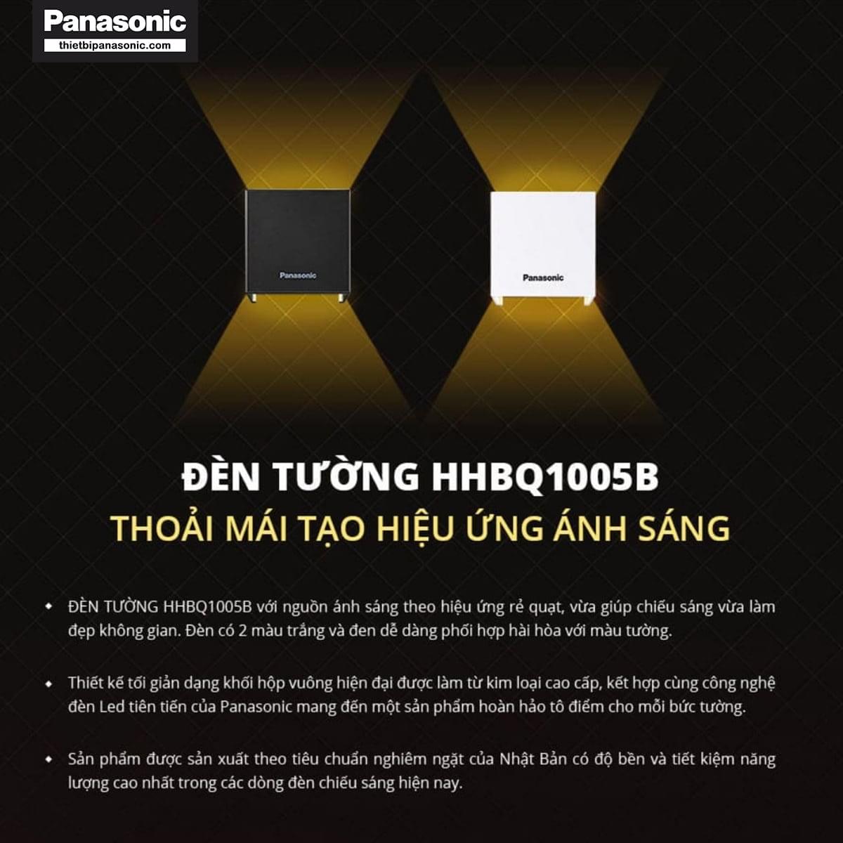 Thoải mái tạo hiệu ứng ánh sáng với Đèn hắt tường Panasonic HHBQ1005W88 Màu Trắng