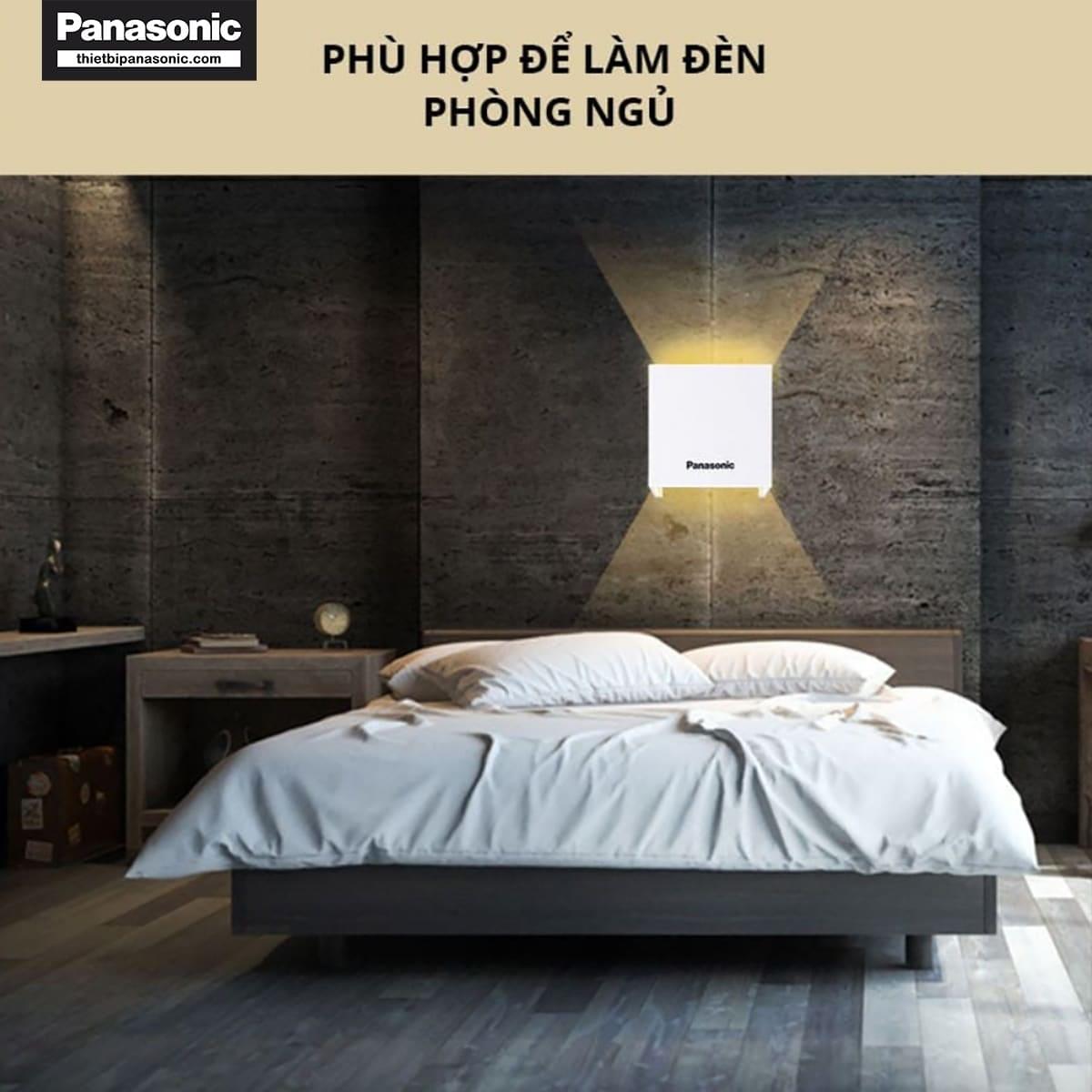 Đèn hắt tường HHBQ1005W88 Màu Trắng rất phù hợp để làm đèn ngủ trong phòng ngủ