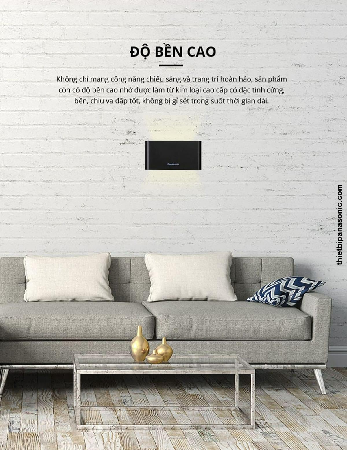 Đèn rọi tường HHBQ1004B88 được làm từ hợp kim cao cấp cho độ bền vượt trội khó sản phẩm nào trên thị trường sánh kịp