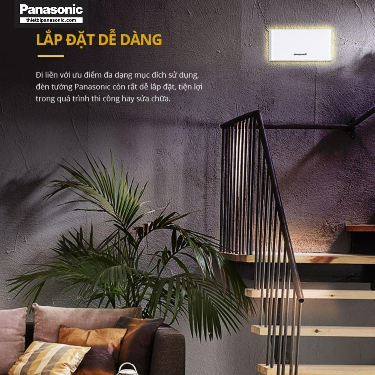 Đèn rọi tường HHBQ1004B88 dễ dàng lắp đặt nhờ thiết kế đơn gian thuận tiện cho quá trình thi công