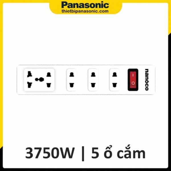 Ổ cắm có dây Nanoco NES4213-3S1 | x, 5 ổ cắm, 1 công tắc