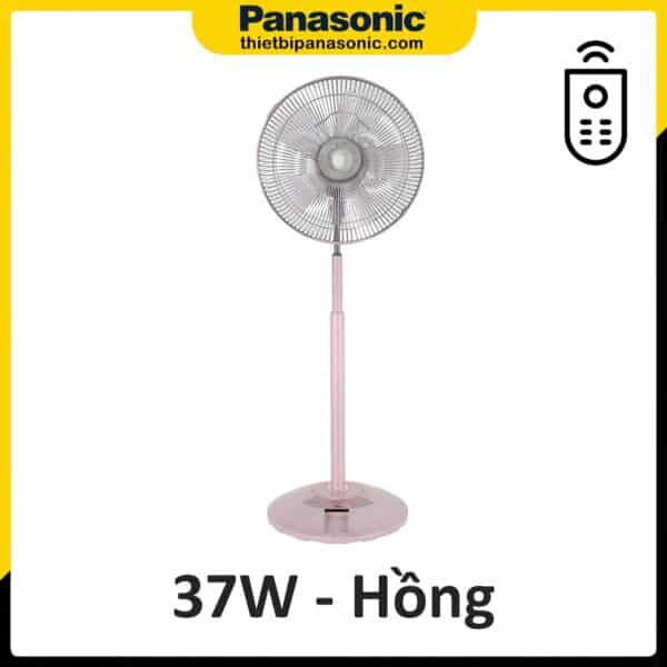 Quạt đứng Panasonic F-308NHP màu hồng 37W có remote