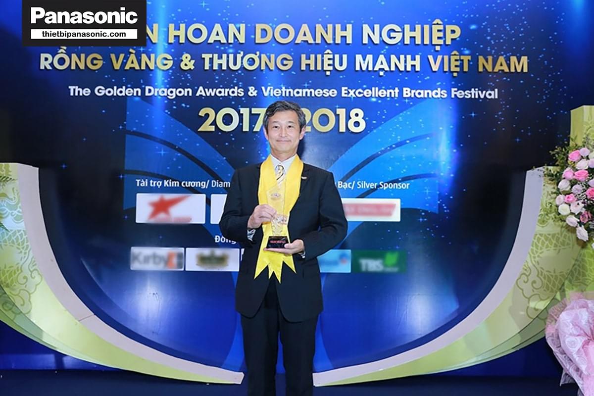 Panasonic đã nhận được giải thưởng Rồng vàng 2018 cho thương hiệu dẫn đầu trong ngành công nghiệp điện tử tiêu dùng tại Việt Nam