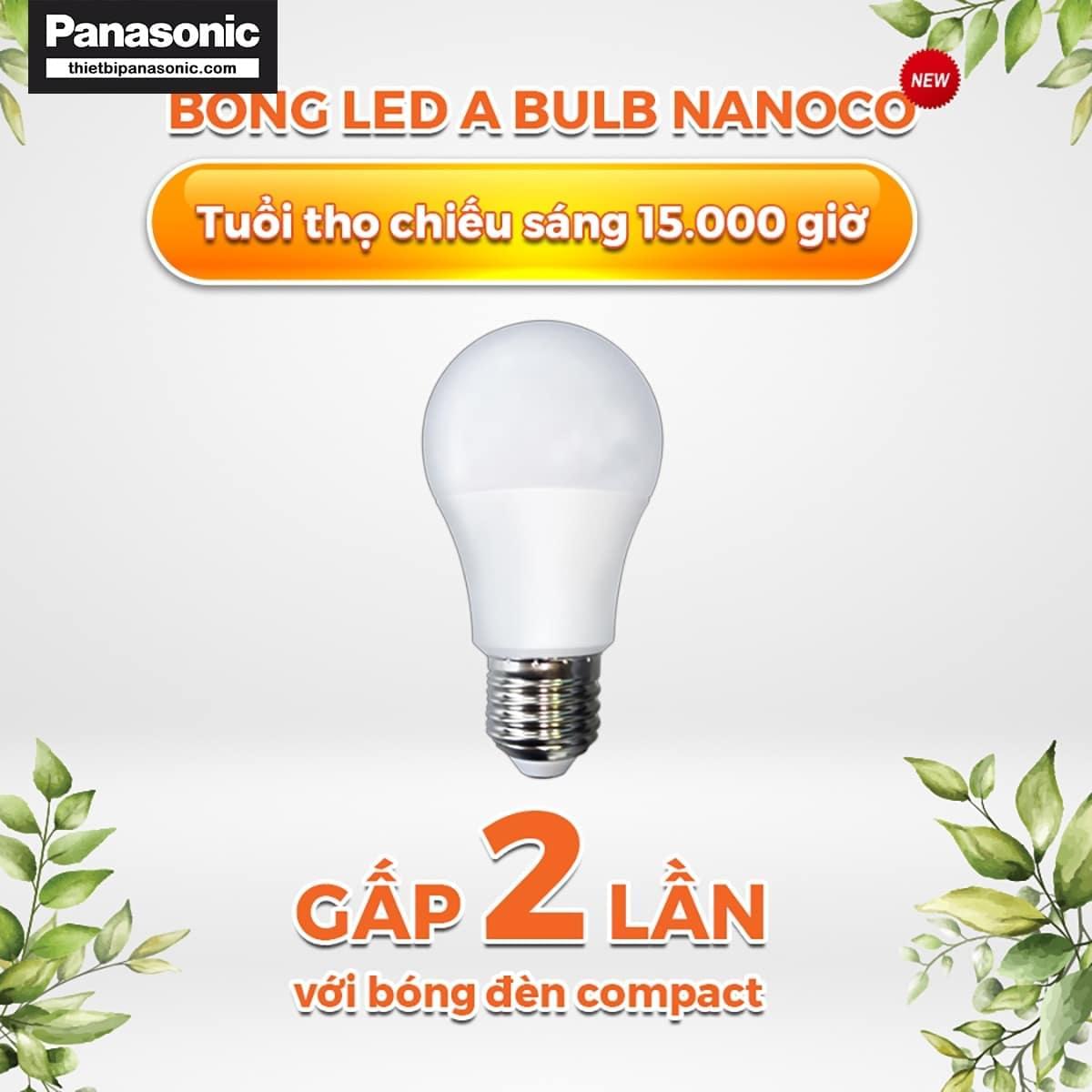 Đèn LED Bulb Nanoco 3W NLBA036, NLBA033 mang lại tuổi thọ gấp 2 lần bóng đèn Compact thông thường, giúp tiết kiệm chi phí sử dụng