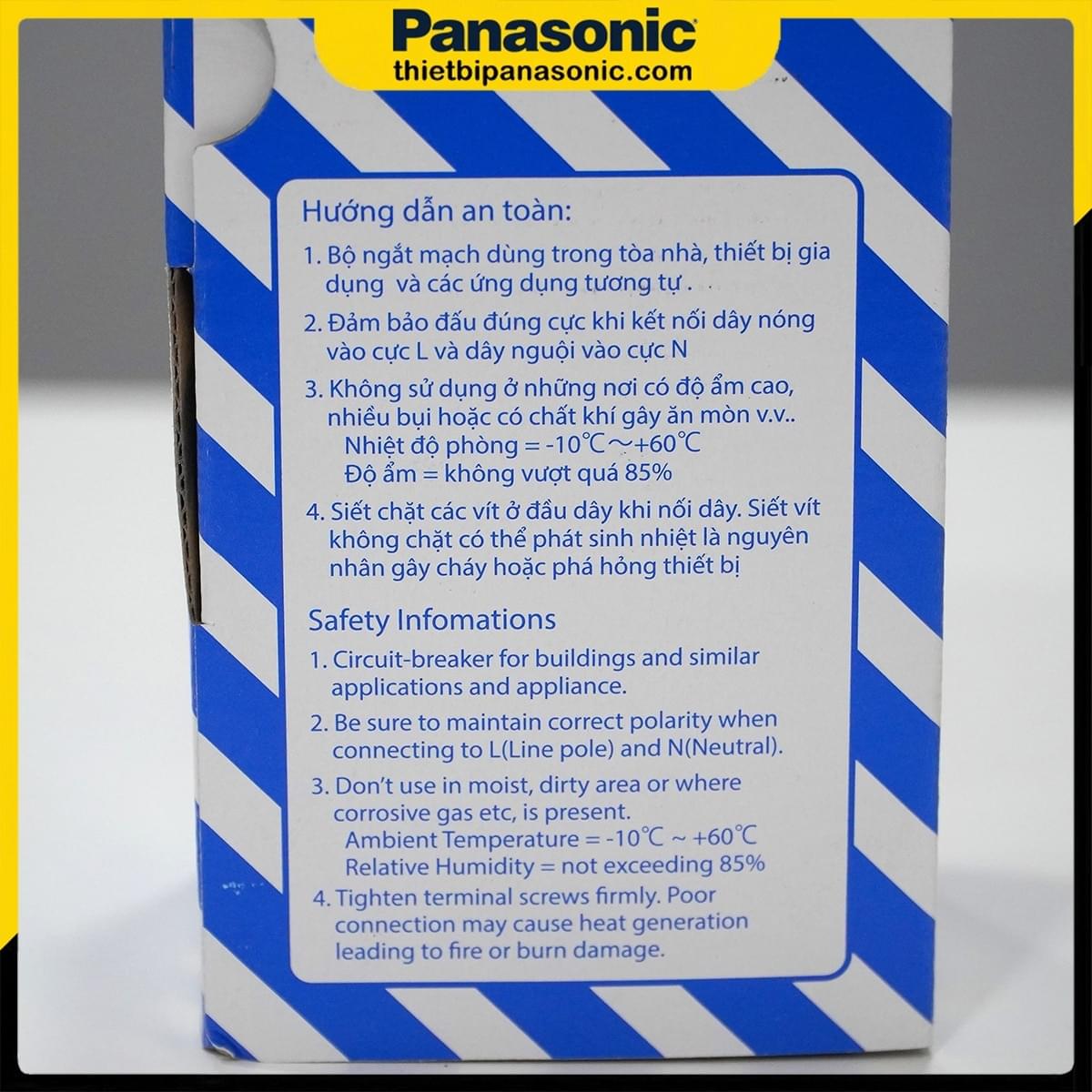 Hộp đựng của RCBO 63A 4P BBDE46334CNV Panasonic