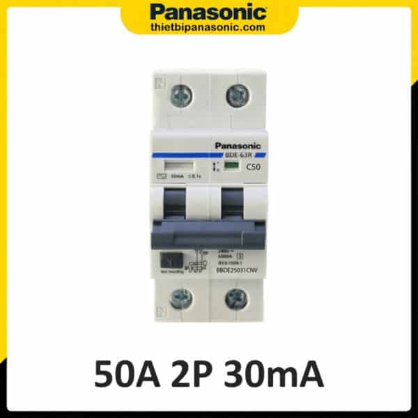 BBDE25031CNV - RCBO Panasonic 50A 2P 30mA 6kA 240V