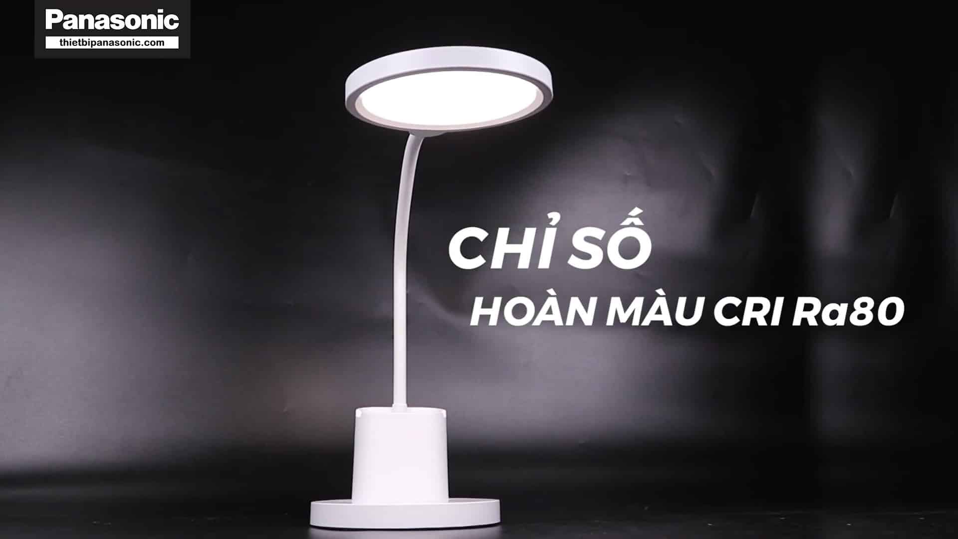 Chỉ số hoàn màu cao trên Đèn bàn Nanoco NDK10WC giúp phản ánh màu sắc trung thực của vật thể