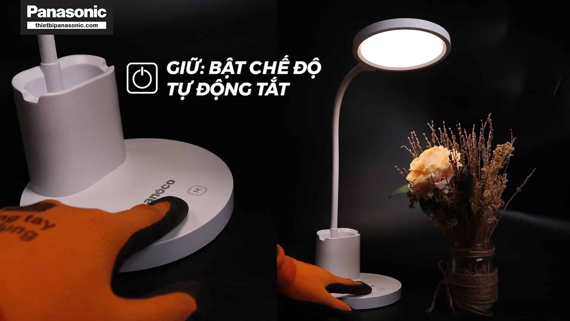 Bật chế độ tự động tắt bằng cách Giữ phím Nguồn