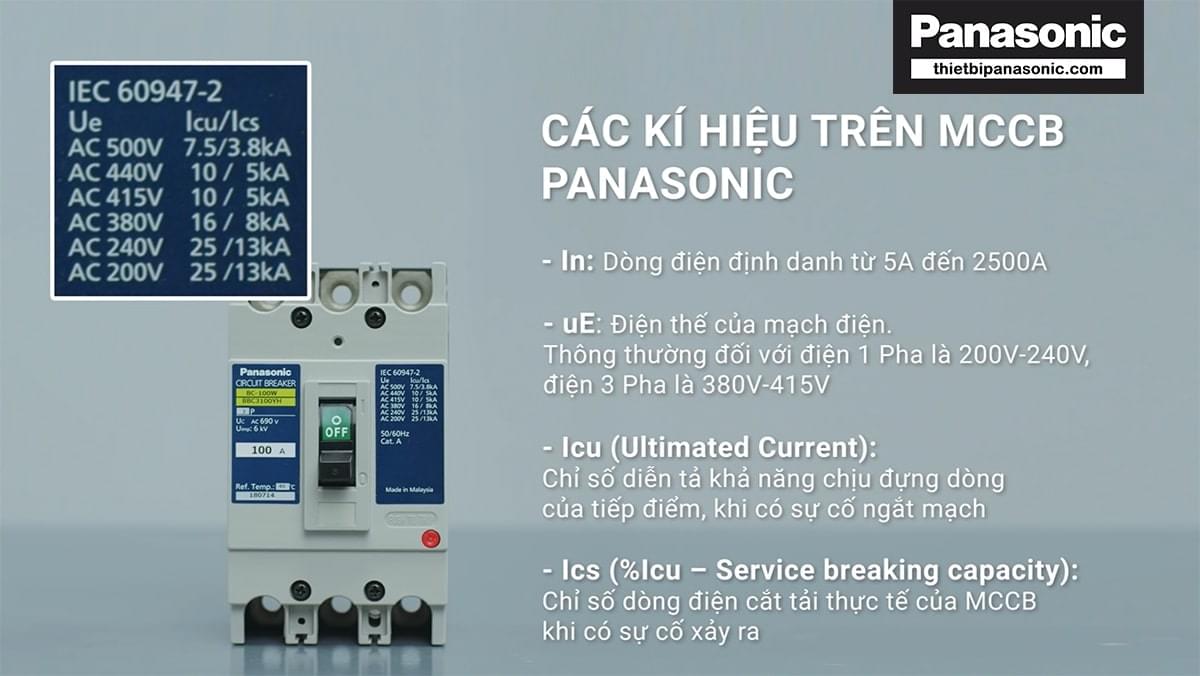 Ý nghĩa các ký hiệu trên MCCB