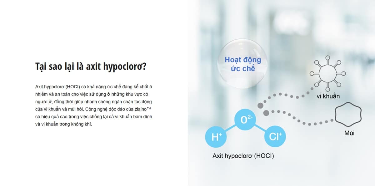 Tại sao lại là axit hypoclorơ?