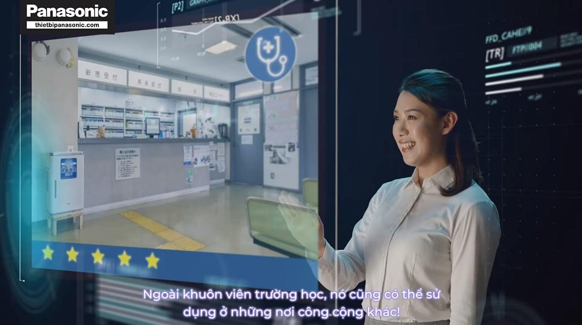 Thiết bị diệt khuẩn và khử mùi không khí Panasonic F-JPU70A được sử dụng tại bệnh viện
