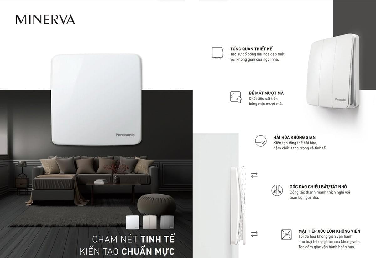 Công tắc ổ cắm Minerva