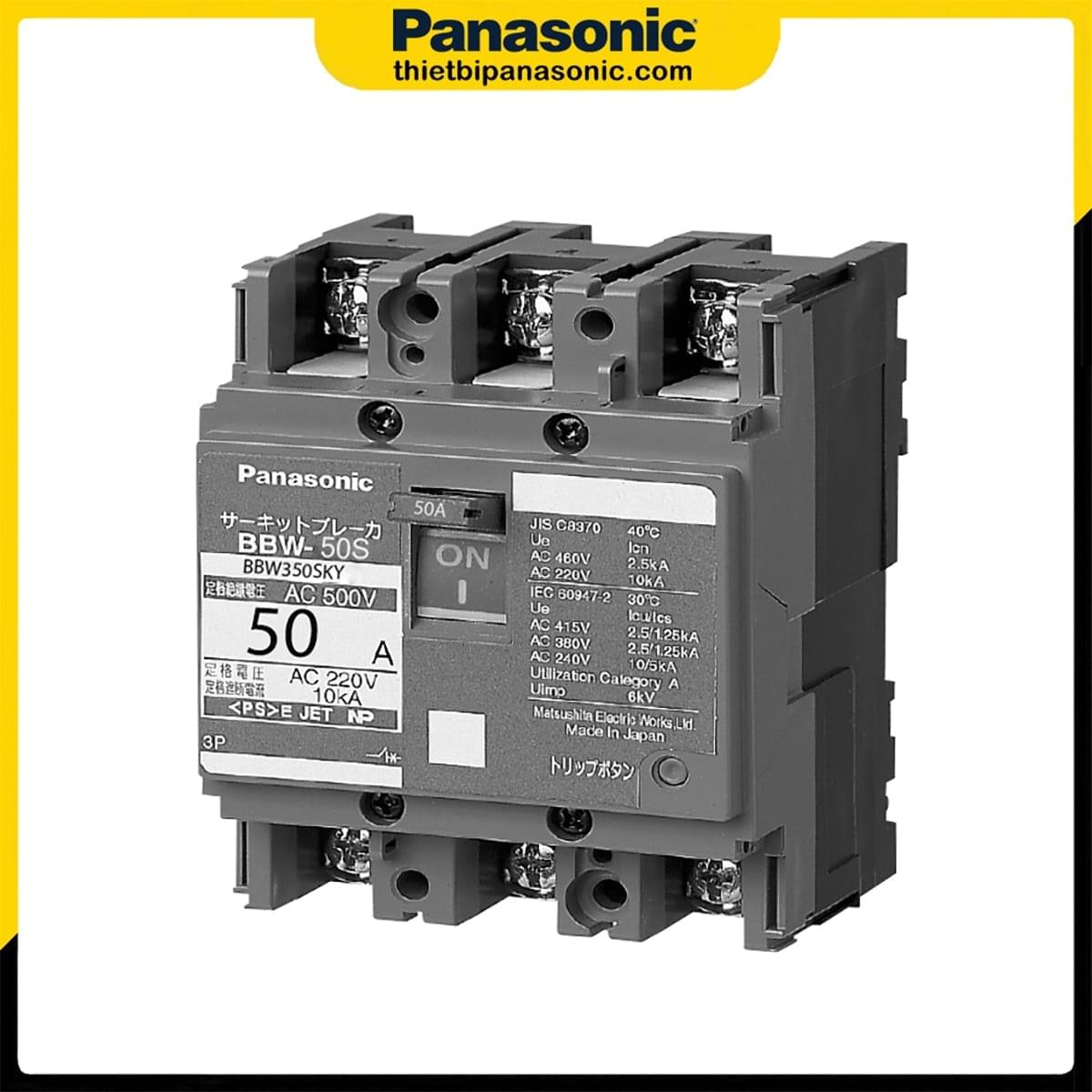 MCCB Panasonic 50A 3P BBW350SKY