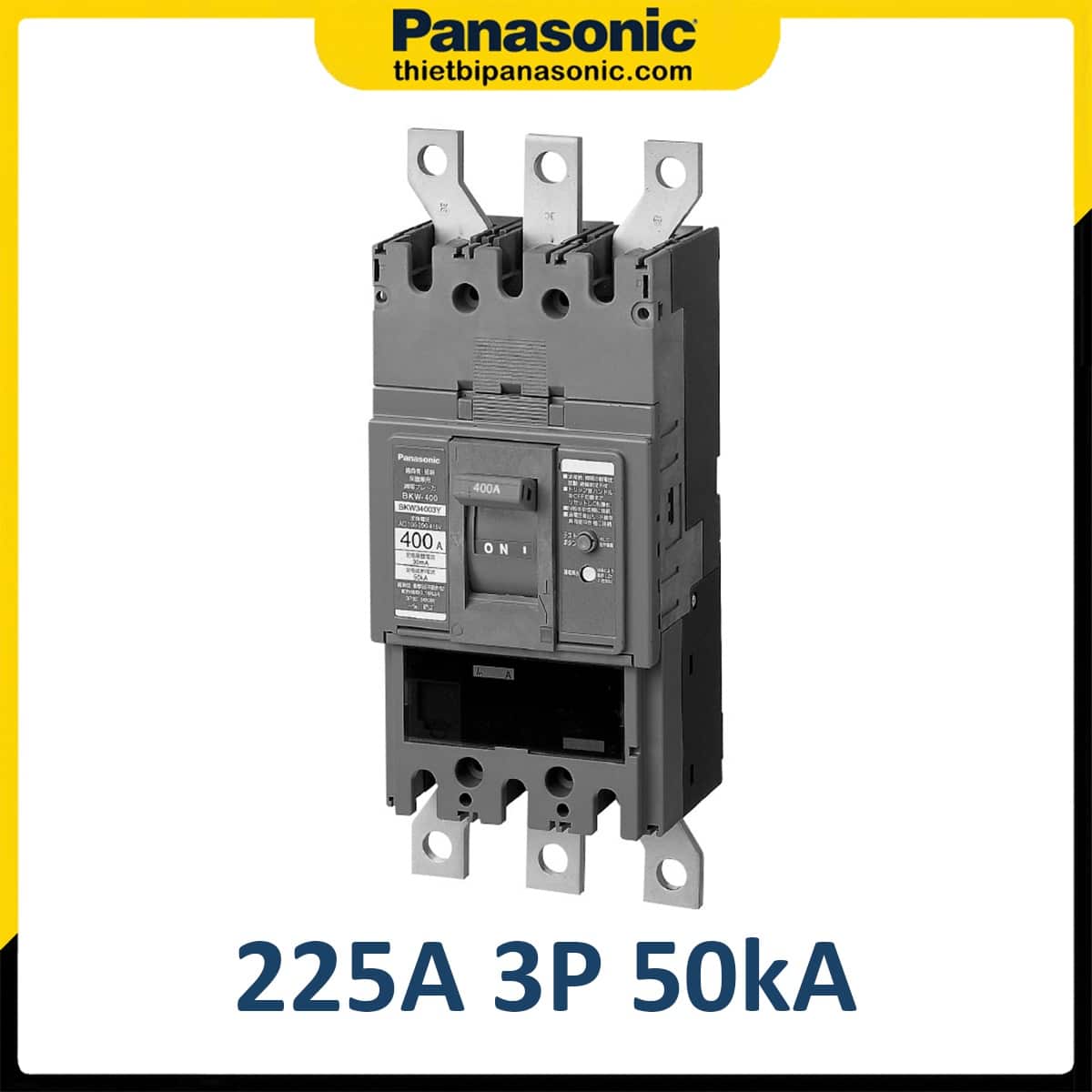 MCCB 225A 3P Panasonic BBW3225KY